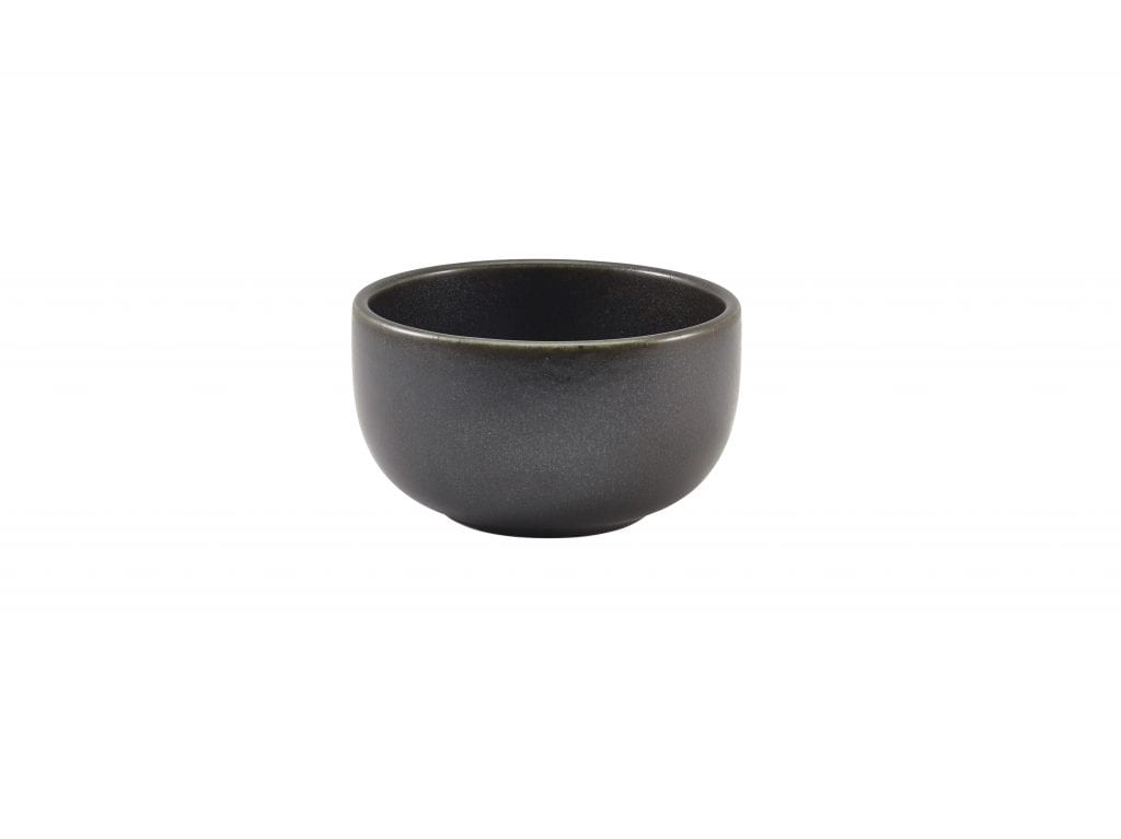 Terra Porcelain Black Round Bowl 11.5cm
