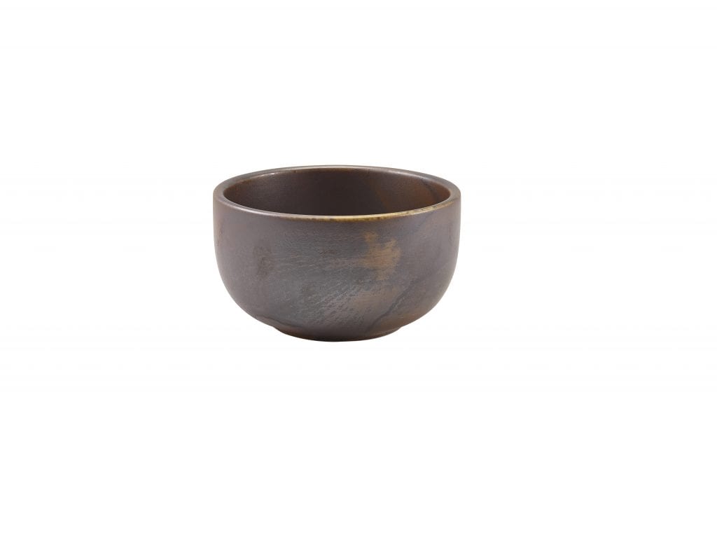 Terra Porcelain Rustic Cooper Round Bowl 11.5cm