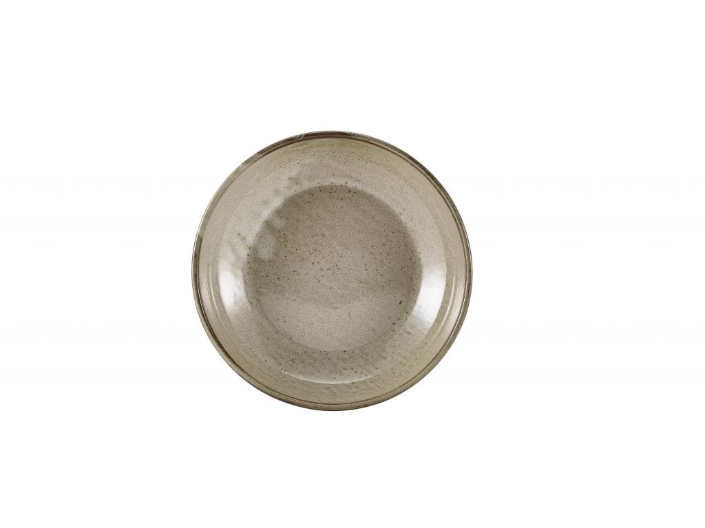 Terra Porcelain Grey Coupe Bowl 23cm