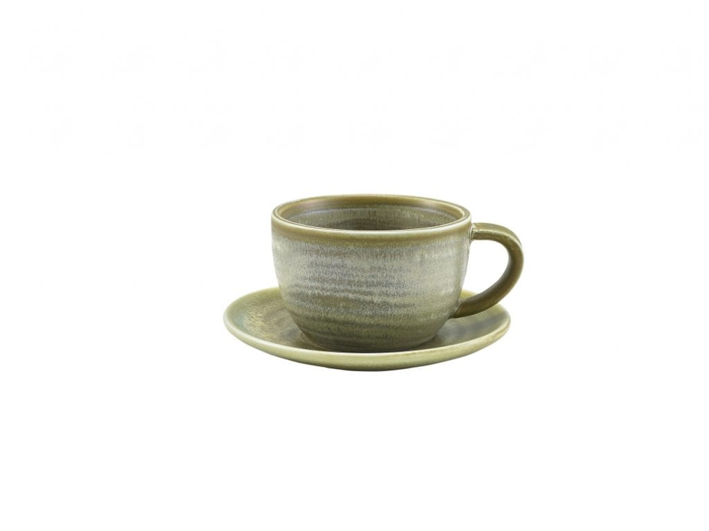 Terra Porcelain Matt Grey Coffee Cup 28.5cl / 10oz - Image 2