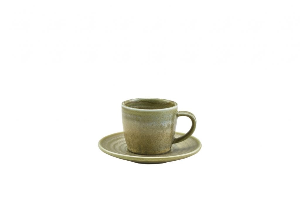 Terra Porcelain Matt Grey Espresso Cup 9cl / 3oz - Image 2