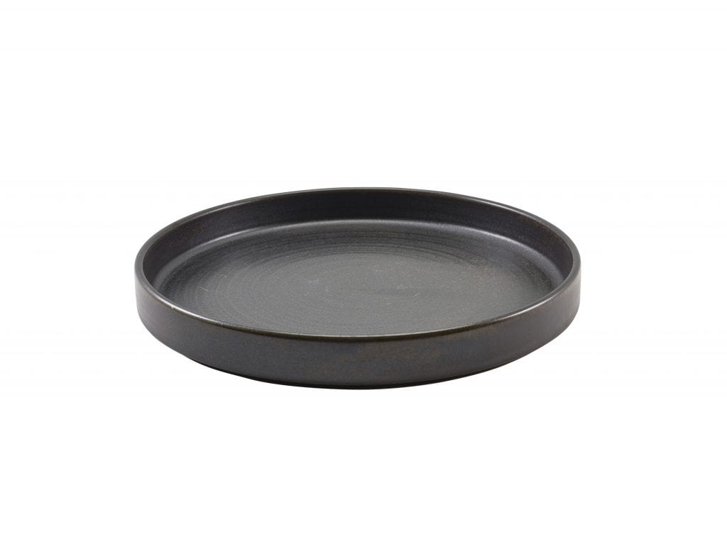 Terra Porcelain Black Plate 18cm - Image 2