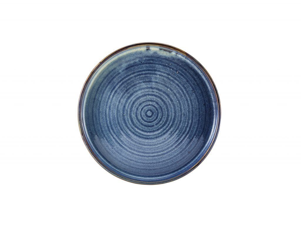 Terra Porcelain Aqua Blue Plate 21cm