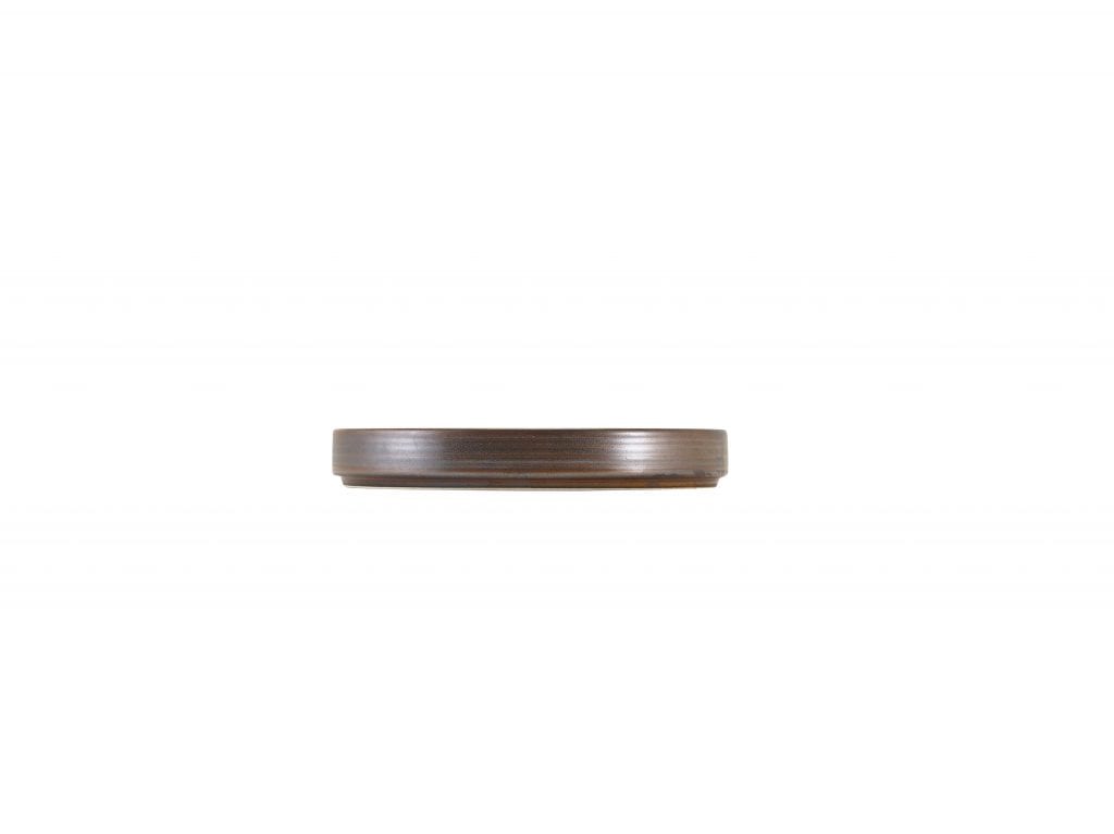 Terra Porcelain Rustic Cooper Plate 21cm - Image 2