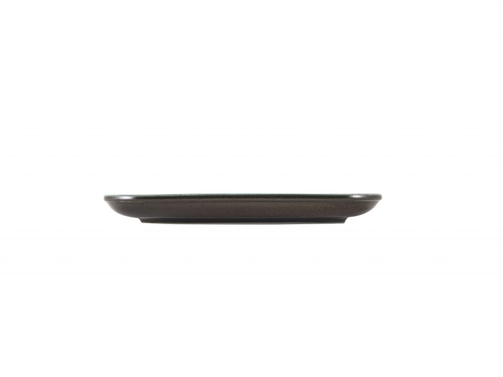 Terra Porcelain Black Rectangular Plate 29 x 19.5cm - Image 2