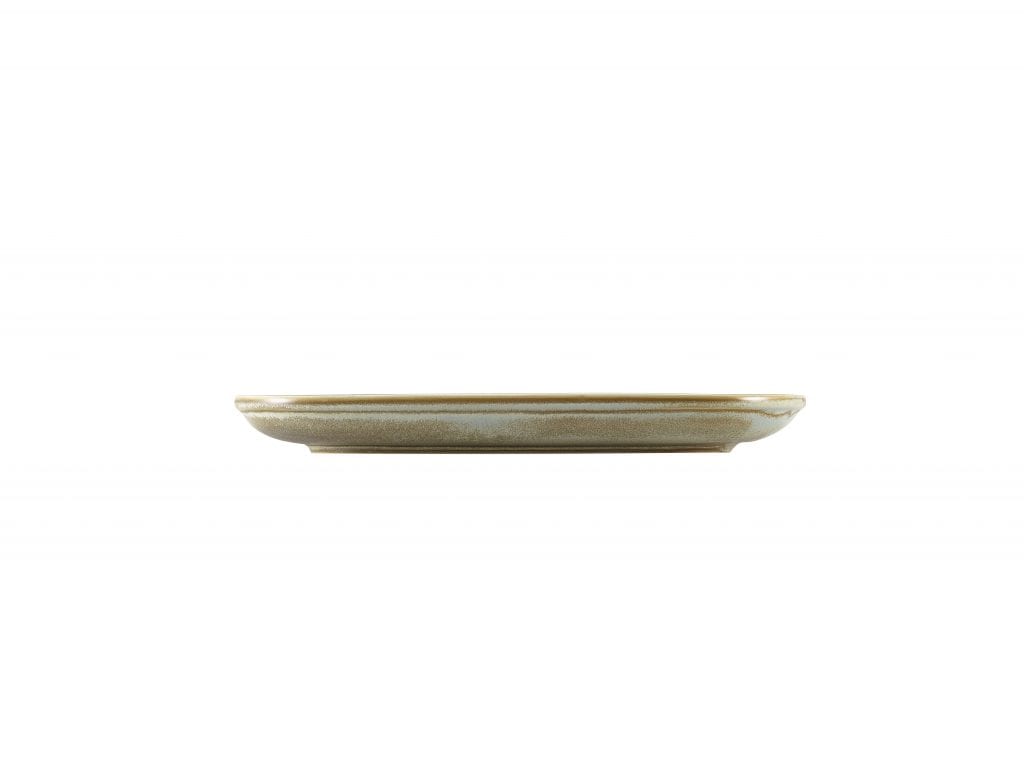 Terra Porcelain Grey Rectangular Plate 24 x 16.5cm - Image 2