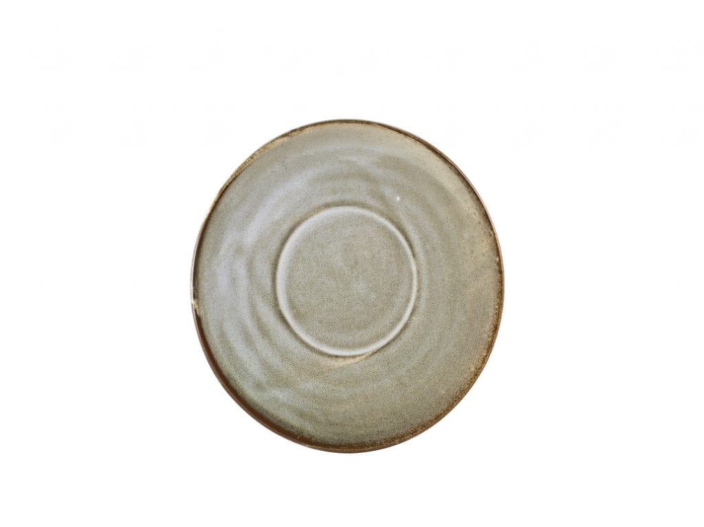 Terra Porcelain Grey Saucer 11.5cm