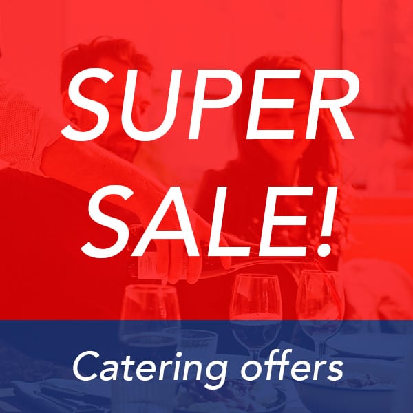 Catering items on sale