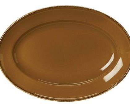 Mustard Rimmed Oval