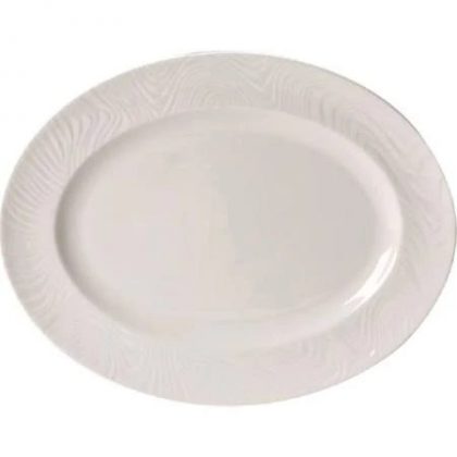 Optik oval plate 34cm
