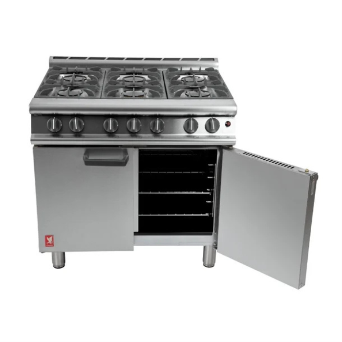 Falcon Dominator Plus Heavy Duty 6 Burner Range Gas G3101