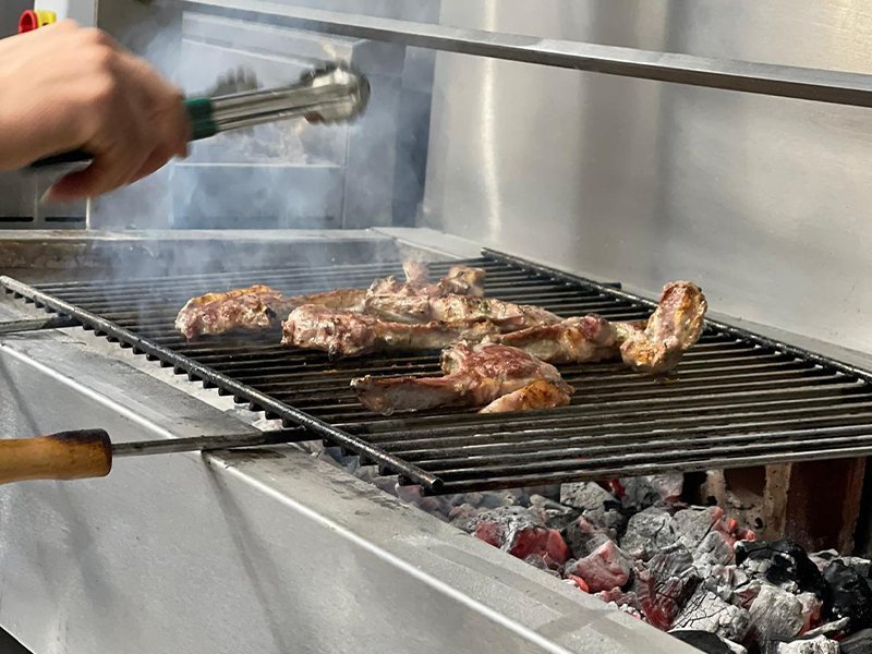Simas BBQ area