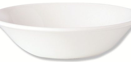 11010126 Simplicity White Bowl Oatmeal 16.5cm