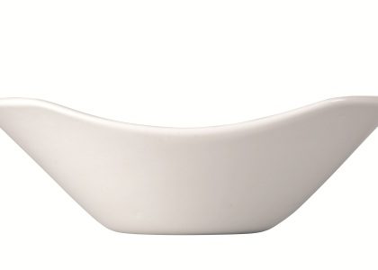 11070574 Taste White Bowl Scoop 16.5cm Side
