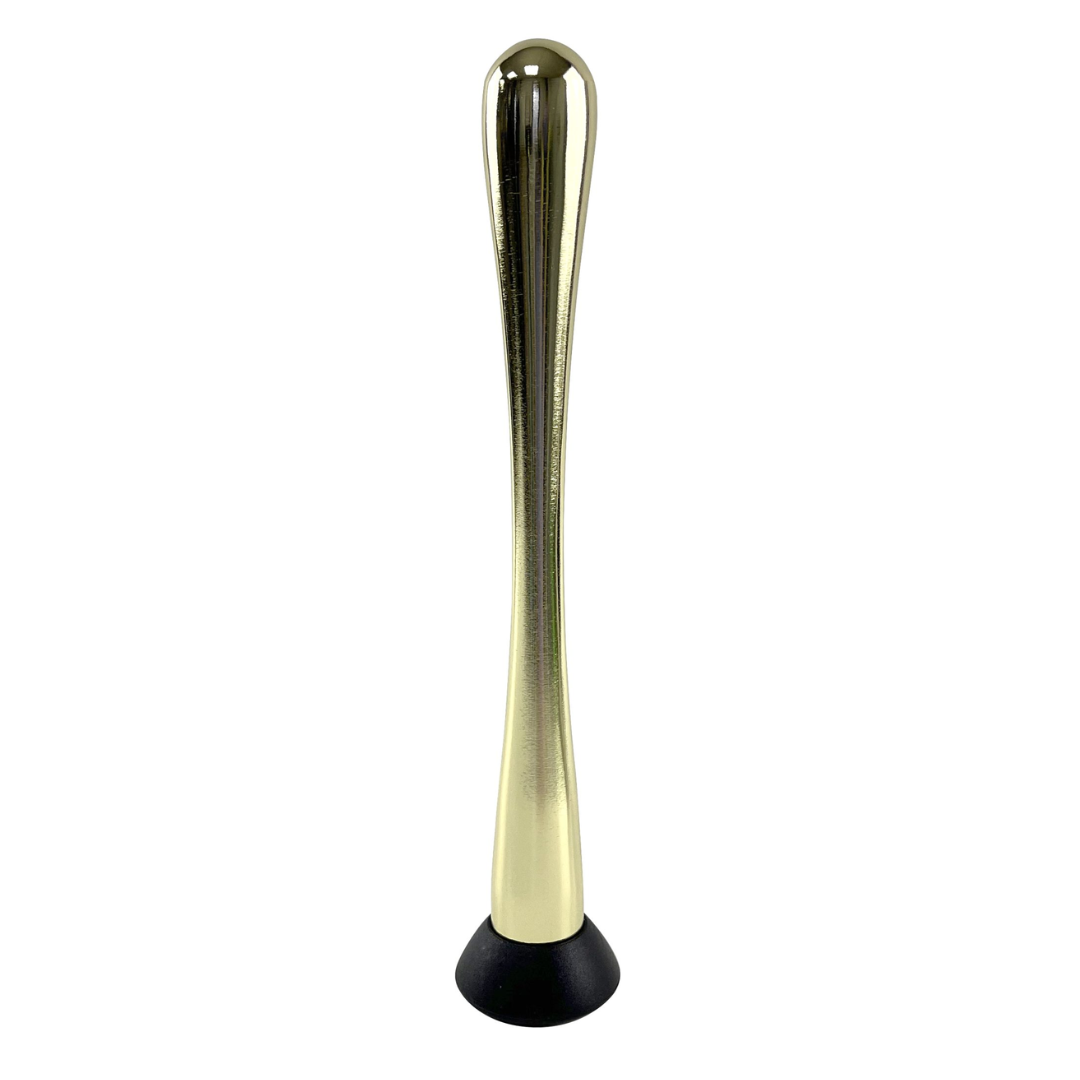 3885 Gold Plated Muddler 9″