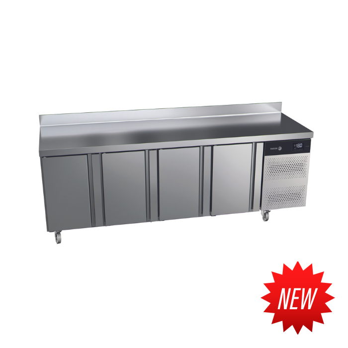 ACN-4G Advance 4 door counter freezer with splashback NEW