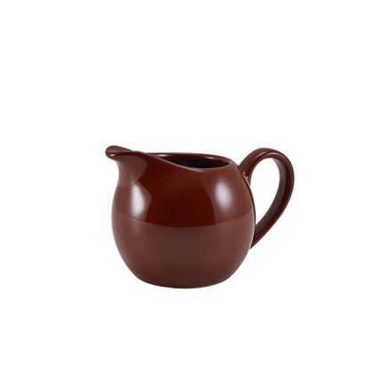 373114BR GenWare Porcelain Brown Jug 14cl 5oz