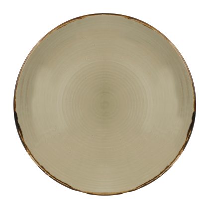HVLIDU311 Organic Flat Plate 31.8cm Dudson Harvest Linen