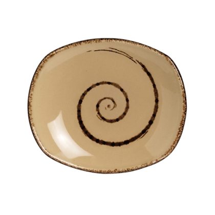 11240582 Wheat & Spiral Plate Spice 15.25cm 6in