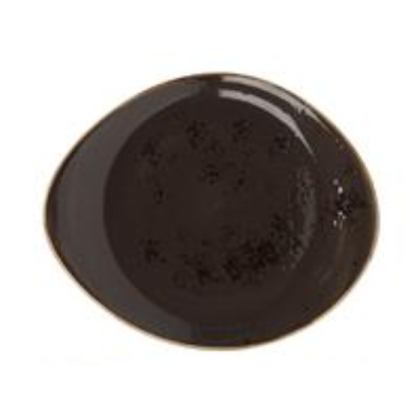 11540521 Craft Grey Plate 25.5cm 10in Top View