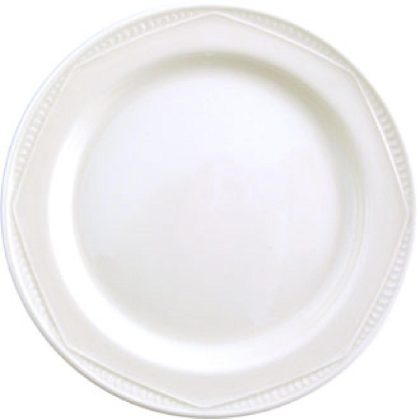 17000900 Steelite White Monte Carlo Plate 27cm 10 5_8in