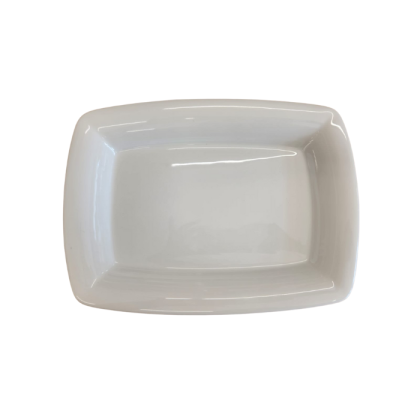 11010421 Steelite Simplicity White Platter Rect. 25.5cm 10in
