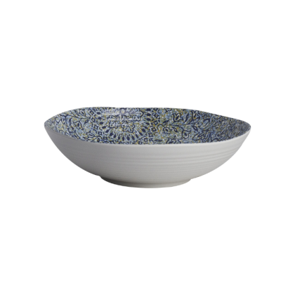 7124TM072 Steelite Solano Azure_ Bowl_23.81cm, 136cl, (9 3_8in) 46oz Side View