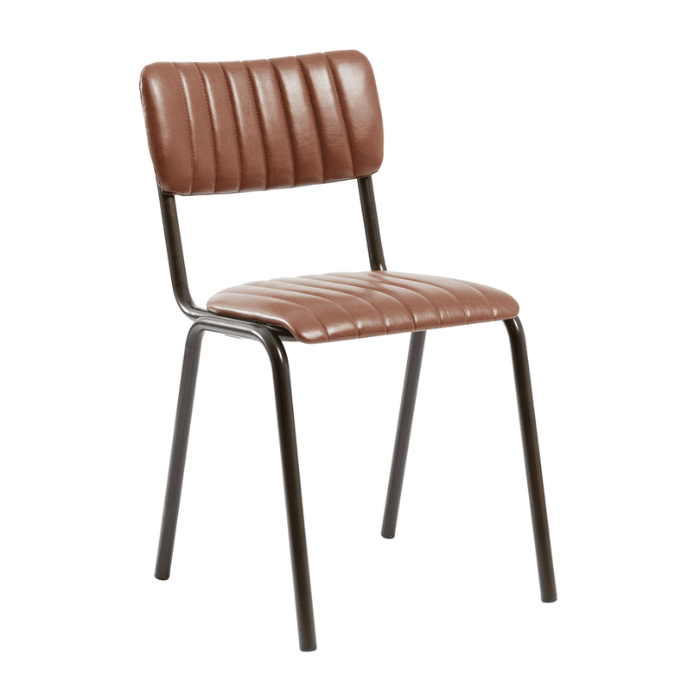 ZA.3226C Tavo Stacking Side Chair - Vintage Tan