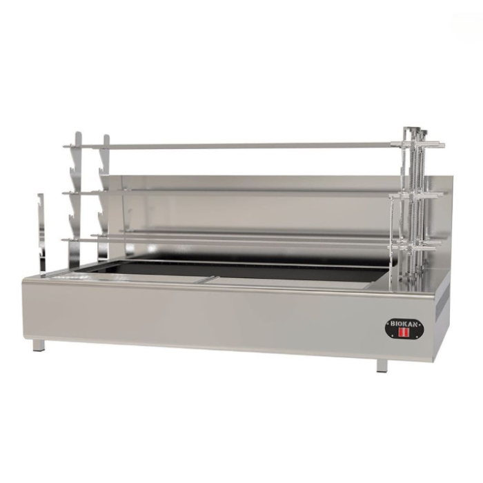 Roaster Charcoal Rotisserie TLG33 3 Spit Rods 1 Axis