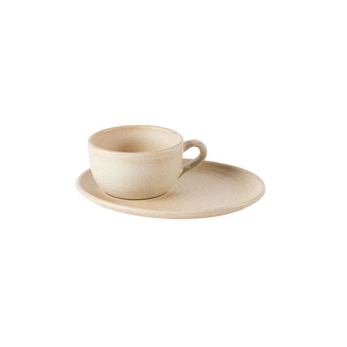 Rustico Premium 198205NU Nude Coffee Cup and Saucer