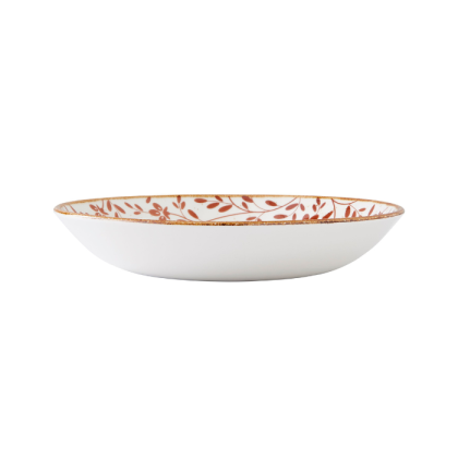 18030569 Steelite Flora Brown Coupe Bowl 25.5cm 10in