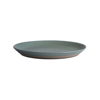 6218RT020 Steelite Carnaby Teal Coupe Plate 27cm 10 5_8 Side View