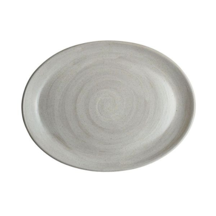 6219RT024 Steelite Carnaby Dove Oval Plate 20.25cm x 15.25cm 8in x 6in