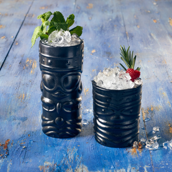 TKM 360CT Genware Cast Iron Effect Tiki Mug Mood Image