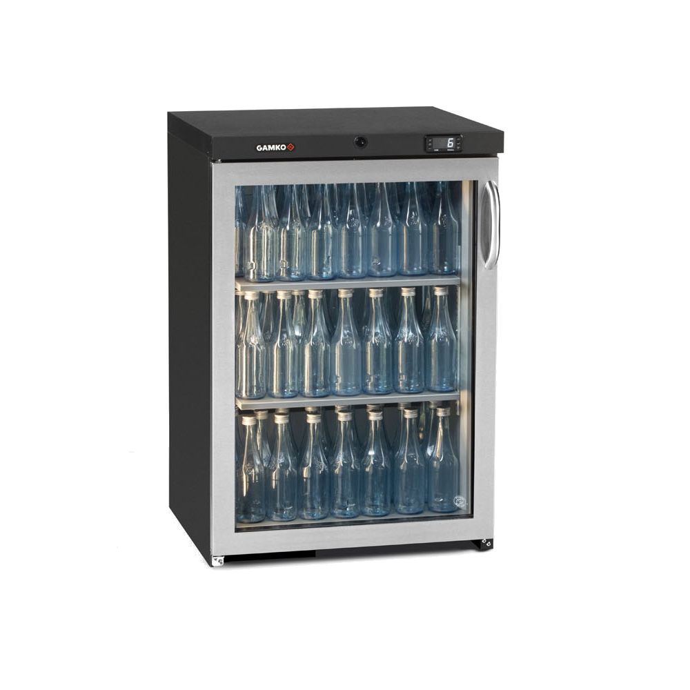 LG3-150LGCS Gamko Single Glass Door Low Height Bottle Cooler