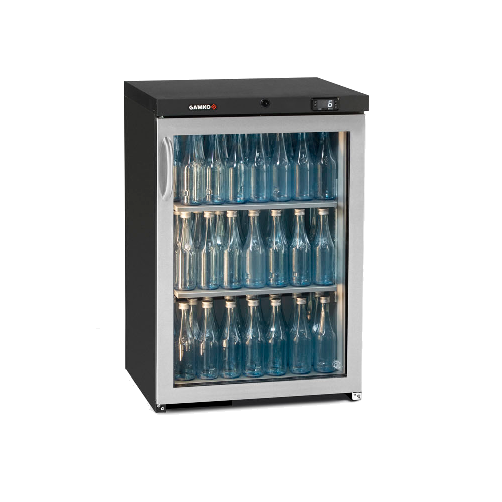 LG3-150RGCS Gamko Single Glass Door Low Height Bottle Cooler