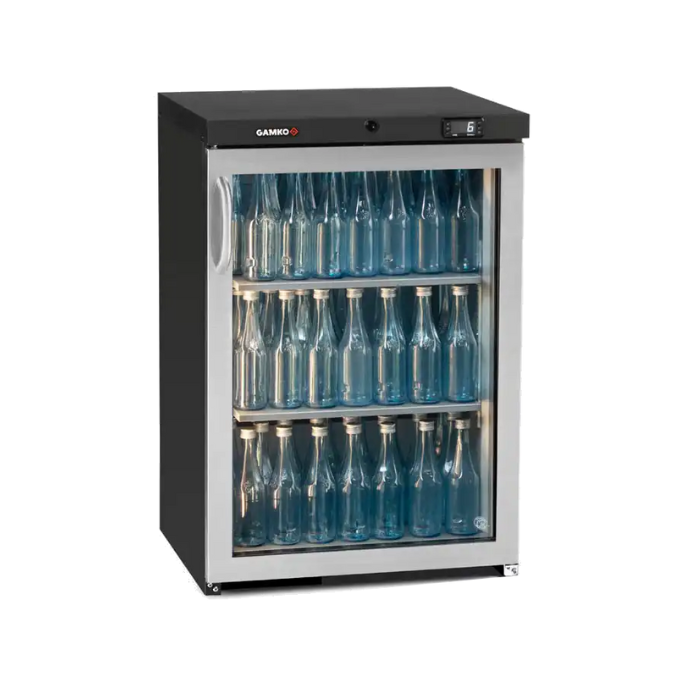 MG3_150RGCS Single Glass Right Hinge Door with Stainless Steel Frame, Anthracite Body